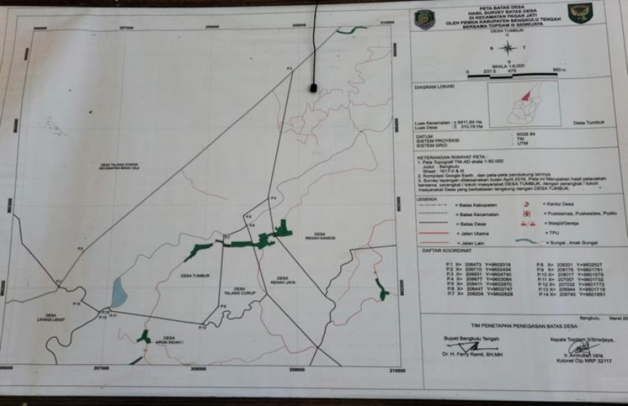 Kondisi geografis Desa